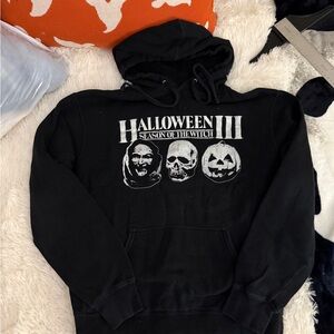 Black Halloween III Season of the Witch Fright Rags Hoodie OOP Medium